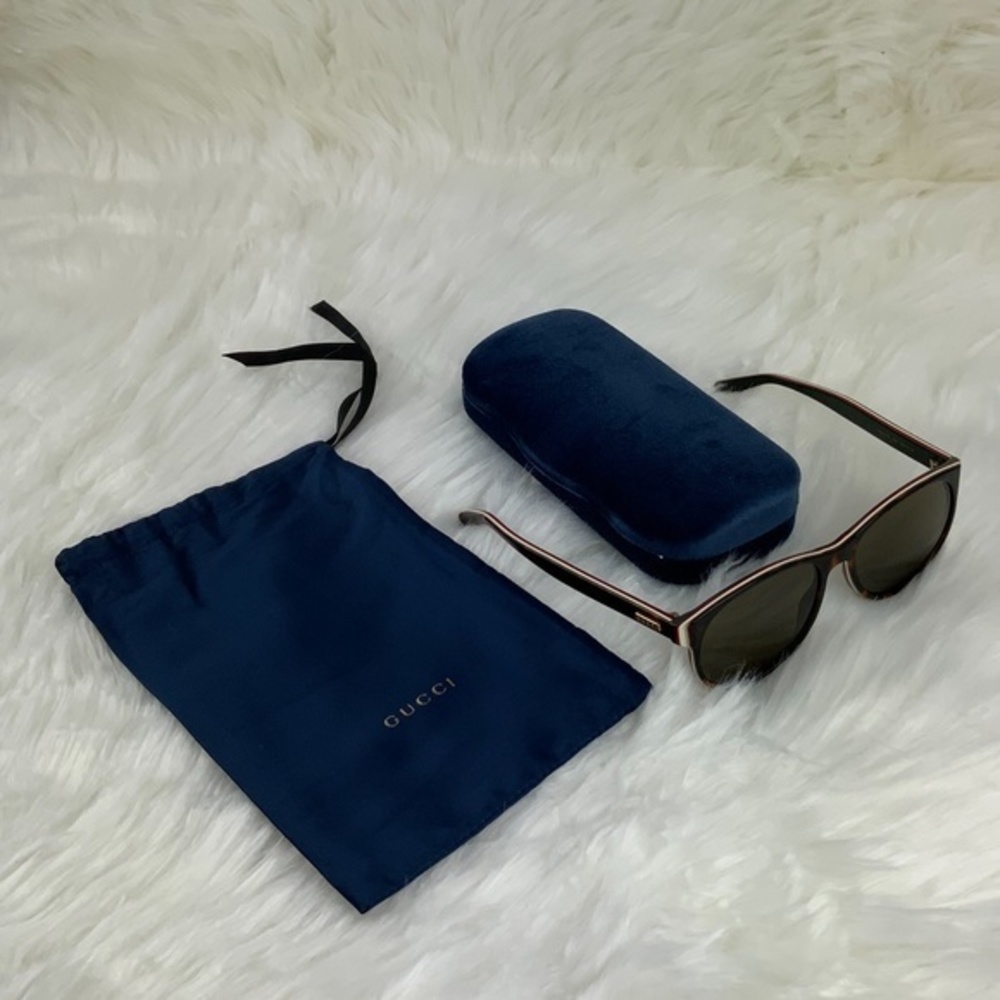 GUCCI 55mm Cat Eye Sunglasses